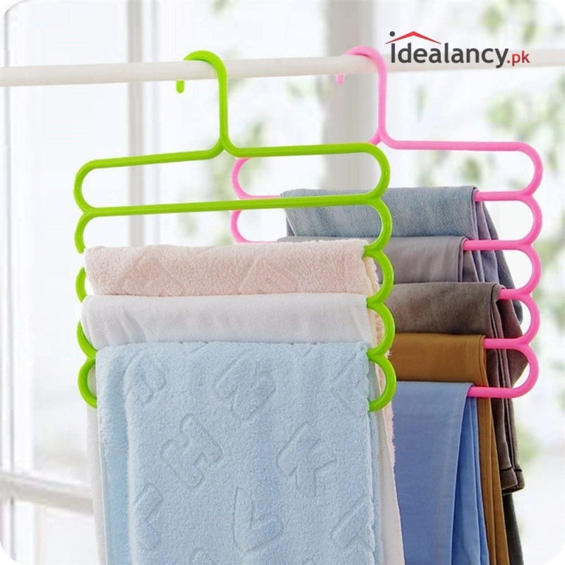 Multi Slot Hanger Closet Organizing Hanger