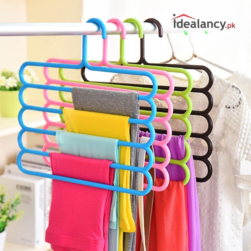 Multi Slot Hanger Closet Organizing Hanger